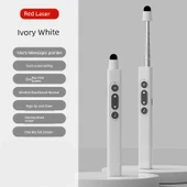 Geri Çekilebilir Lazer Pointer - Temel Fildişi Beyaz - 55cm - Ekransız - Zamanlayıcısız - 1