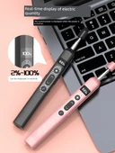 Geri Çekilebilir Lazer Pointer - Kiraz Çiçeği - 60cm Dijital Ekran - Geri Sayım - Titreşim Hatırlatıcısı - Tek Tuşla İşaretleme - Ayarlanabilir Lazer - 3