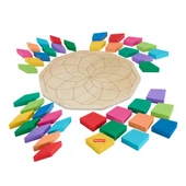 HXT94 Fisher-Price Ahşap Mandala Yapboz - 2