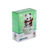 P1275 Panlos Panda 543 Parça Blok Seti -Vagon life - 1