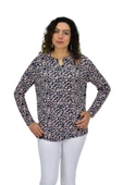 Kadın Uzun Kol Düğmeli Bluz BGL-ST04683 thumbnail 2