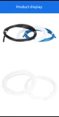 3D Yazıcı Teflon Besleme Tüpü - Şeffaf Renk 2*4 (2 m) (1.75mm) - 9