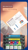Renkli Lazer Yazıcı Toner Yenileme Kiti - Siyah - 40g - 1500 Sayfa - 6
