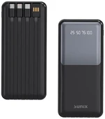 Sunix 12000 Mah Dijital Göstergeli Dahili Çoklu Kablolu Taşınabilir Powerbank Siyah PB-49 thumbnail 1