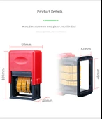 Otomatik Paketleme Torbası Tarih Yazıcı - Noktalı Tarih +3 Mürekkep +30 Kartuş + Temizleyici - Çok Amaçlı - 9