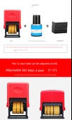 Otomatik Paketleme Torbası Tarih Yazıcı - Düz Çizgi Üretim Tarihi +2 Mürekkep +5 Kartuş + Temizleyici - Çok Amaçlı - 7