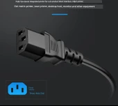 Yazıcı Güç Kablosu - 3m - 3 Prong - 3C Sertifikalı - 11