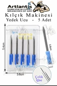 Kılçık Makinesi İğnesi İnce Uçlu 5 li 1 Paket Değiştirilebilir Çelik Uçlu Kılçık Tabancası Yedeği Etiketleme İğnesi - 1