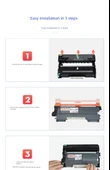 Uyumlu Brother MFC7360 Toner Kartuşu - Yüksek Verim Otomatik Sıfırlama (5200 Sayfa) - 12
