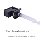 Yazıcı Mürekkep Emme Klipsi Aracı - HP Xiaomi için +30ml Siyah Mürekkep - 3
