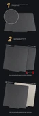3D Yazıcı Platformu - Siyah - Çift Taraflı PEI Sprey 257x257mm - Manyetik Çekim Yok - 10