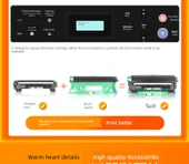 Lenovo M7206 Toner Kartuşu - 2800 Sayfa Temiz Baskı Yüksek Kapasite Toz Kutusu - 11