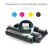 Yazıcı Toner Çipi - TO-460 - 5 Adet Drumm Çerçeve Chip-D Ekonomik Paket - Çin Versiyonu - 9