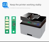 Yazıcı Toner Çipi - TO-460 - 5 Adet Drumm Çerçeve Chip-D Ekonomik Paket - Çin Versiyonu - 12