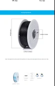 Polikarbonat 3D Yazıcı Filamenti - Beyaz - 1.75mm - 1kg - 7