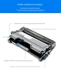 Uyumlu Brother HL-2240 Toner Kartuşu - Otomatik Sıfırlama Kartuşu + Tambur Standı (Takım) - 2