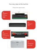 Uyumlu Toner Kartuşu - Büyük Kapasite MG-1100/MG-1300 - 3000 Sayfa - Uzun Süreli Chipli - 2