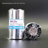 Wax Bazlı Termal Transfer Şerit Rulosu - 80mm x 300m - 3