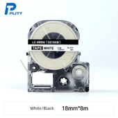 18mm Yeşil Beyaz Etiket Şeridi SD18GW - 4