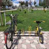 Bisiklet Park Yeri 4 lü Bisiklet Park Demiri Dörtlü Bisiklet Koyma Yeri (Dörtlü) - 5