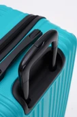 4'lü Valiz Seti Elatae Valiz Büyük - Orta - Kabin Boy ve Makyaj Turkuaz 1020 thumbnail 5