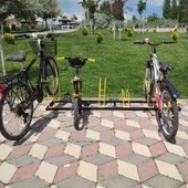 Bisiklet Park Demiri 6 lı Bisiklet Park Yeri Altılı Bisiklet Koyma Yeri Fiyatı (Altılı) - 4