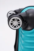 4'lü Valiz Seti Elatae Valiz Büyük - Orta - Kabin Boy ve Makyaj Turkuaz 1020 thumbnail 6