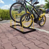 Bisiklet Park Yeri 3 lü Bisiklet Park Demiri Üçlü Bisiklet Koyma Yeri (Üçlü) - 3