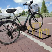 Bisiklet Park Yeri 3 lü Bisiklet Park Demiri Üçlü Bisiklet Koyma Yeri (Üçlü) - 4