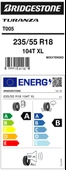 235/55R18 104T XL T005 EXT BRIDGESTONE - 4