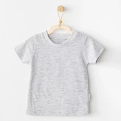 25971 Casual Bebek Tişört Grey Melange - 1