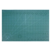A1 Kesme Matı Patchwork - Cutting Mat - Kesim Altlığı - Kesim Tablası - 90x60cm - Yeşil - 1