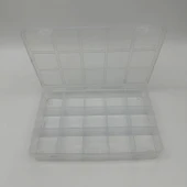 Organizer Plastik Kutu Box 15 Sabit Bölmeli 145x225x30mm - 7