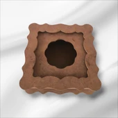 Ahşap boyanabilir peçetelik - 2