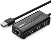 Ugreen USB 3.0 Gigabit Ethernet RJ45 Dönüştürücü USB Çoklayıcı Outlet - 1