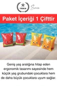Meyve Desen Güvenli 5-12 Yaş Çocuklar İçin Yüzme Kolluk Deniz Havuz Şişme Kolluğu Yüzücü Hava Odalı - 2
