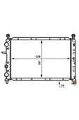 Kale 0115172PA Radyator Tempra 2.0 I Ac Klimasız Mek 558x367x36 2 Sıra Cu Pl Sistem 0 - 1