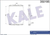 Kale 350195 OTO Radyatör Radyatör Al/Brz Daf 95 Fa-95 Fad-95 Far-95 Fak-95 Fat-95 Ft-95 Ftr-95 Ftt Çerçeveli 970×748×48 - 1