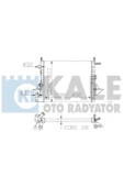 Kale 0523232AL OTO Radyatör 0 Su Radyatörü Twingo 93- 1.2I 2 Sıra Al Pl - 1