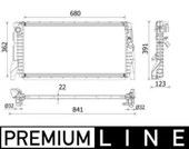 Mahle CR2279000P -knecht-behr Cr2279000p Motor Su Radyatörü Premium Line Bmw F40 F45 F46 F48 F39 Mini F59 17118645782 - 1