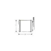 Ori KHY005042 S  Kalfer Radyatörü Brazing H100 Min. 163X165X42 - 1