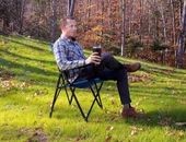 Gci Outdoor Comfort Pro Chair™ Katlanır Kamp Sandalyesi Gri Melanj - 6
