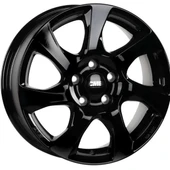 CMS-1059-12 6.0x15" -5x100 ET45 54.1 Complete Black Gloss Jant (4 Adet) - 1