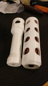 El Feneri Gövdesi İle Bakır Boru Soğutucu Led / Reflektör Açılır Plastik Aparat thumbnail 3