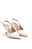 Pisagor Ps-32140 7 Cm Topuklu Kadın Stiletto Abiye Ayakkabı - 6