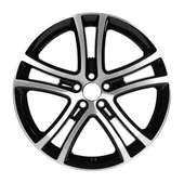 EMR-S1035-05 7.5x17" -5x100 ET35 73.1 Depp Black Diamond Gloss Jant (4 Adet) - 2