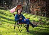 Gci Outdoor SunShade Comfort Pro Chair™ Güneşlikli Katlanır Plaj Sandalyesi MAVİ - 9