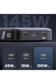 Ugreen 90597 25000 mAh Type-C Kablolu Hızlı Şarj Powerbank Outlet - 5