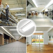 Cata CT-2475 40W Gold Yatay Bant Armatür 120Cm Led Armatür Aydınlatma Beyaz Işık 6400K - 2