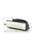 Mann C29035 -2 Hava Fıltresı Cıft Om642 X218 W204 S204 C218 W212 - 1